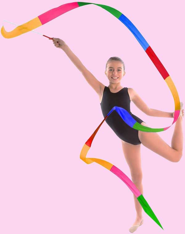 Cintas de gimnasia rítmica: una explosión de color y elegancia en cada  movimiento 